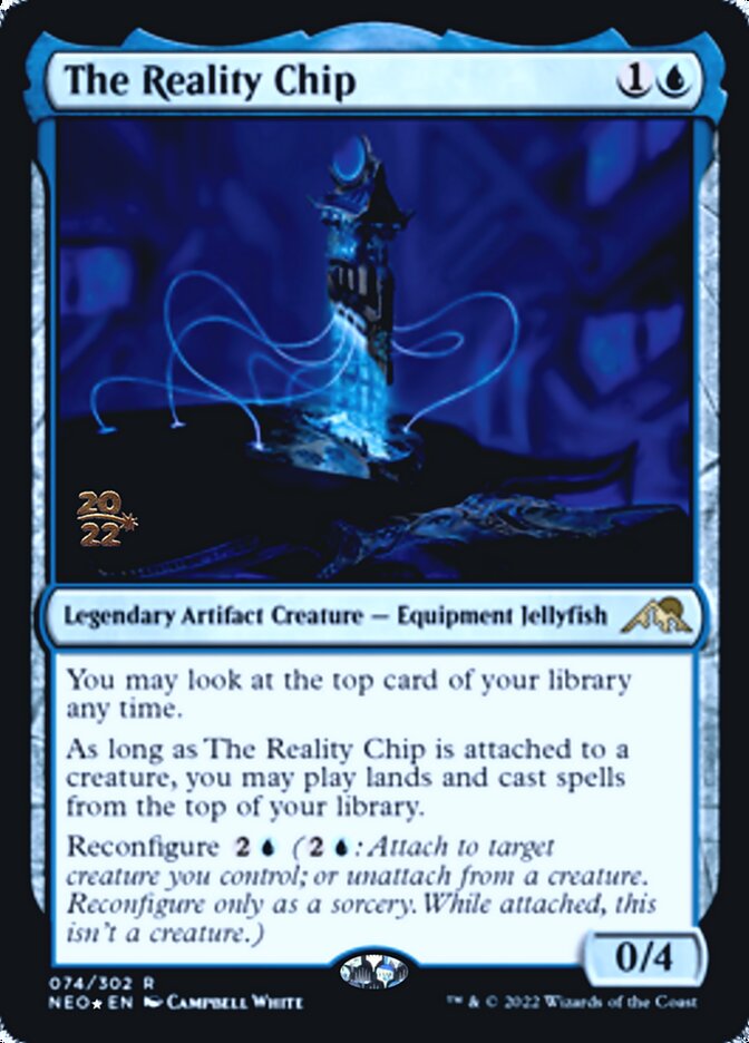 The Reality Chip [Kamigawa: Neon Dynasty Prerelease Promos] | Enigma On Main