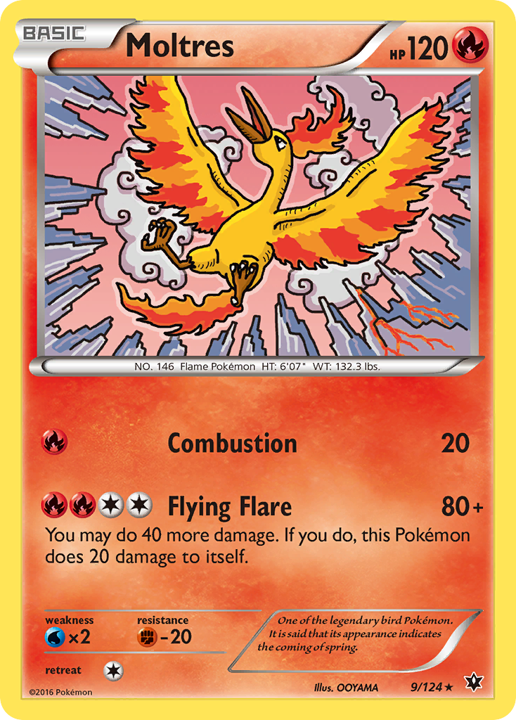 Moltres (9/124) [XY: Fates Collide] | Enigma On Main