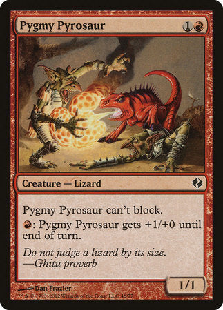 Pygmy Pyrosaur [Duel Decks: Venser vs. Koth] | Enigma On Main