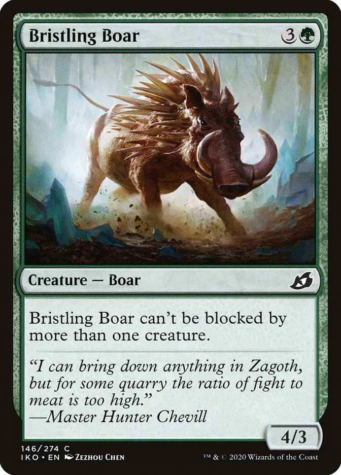 Bristling Boar [Ikoria: Lair of Behemoths] | Enigma On Main