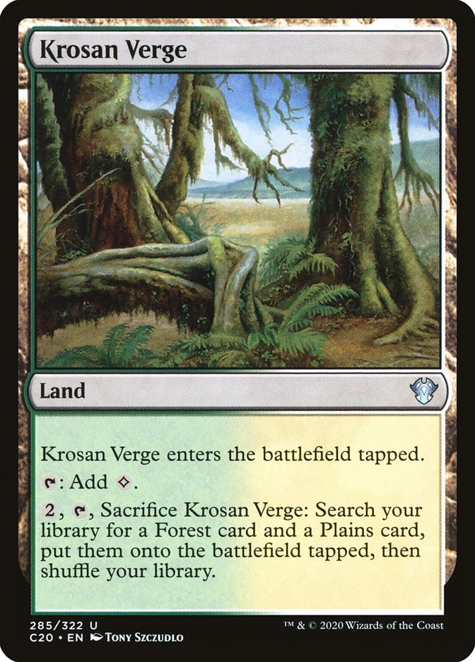 Krosan Verge [Commander 2020] | Enigma On Main