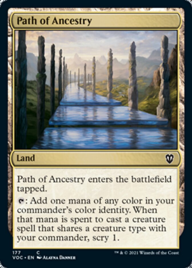 Path of Ancestry [Innistrad: Crimson Vow Commander] | Enigma On Main