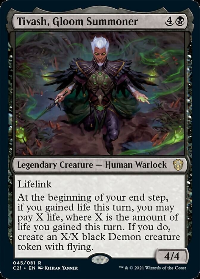 Tivash, Gloom Summoner [Commander 2021] | Enigma On Main