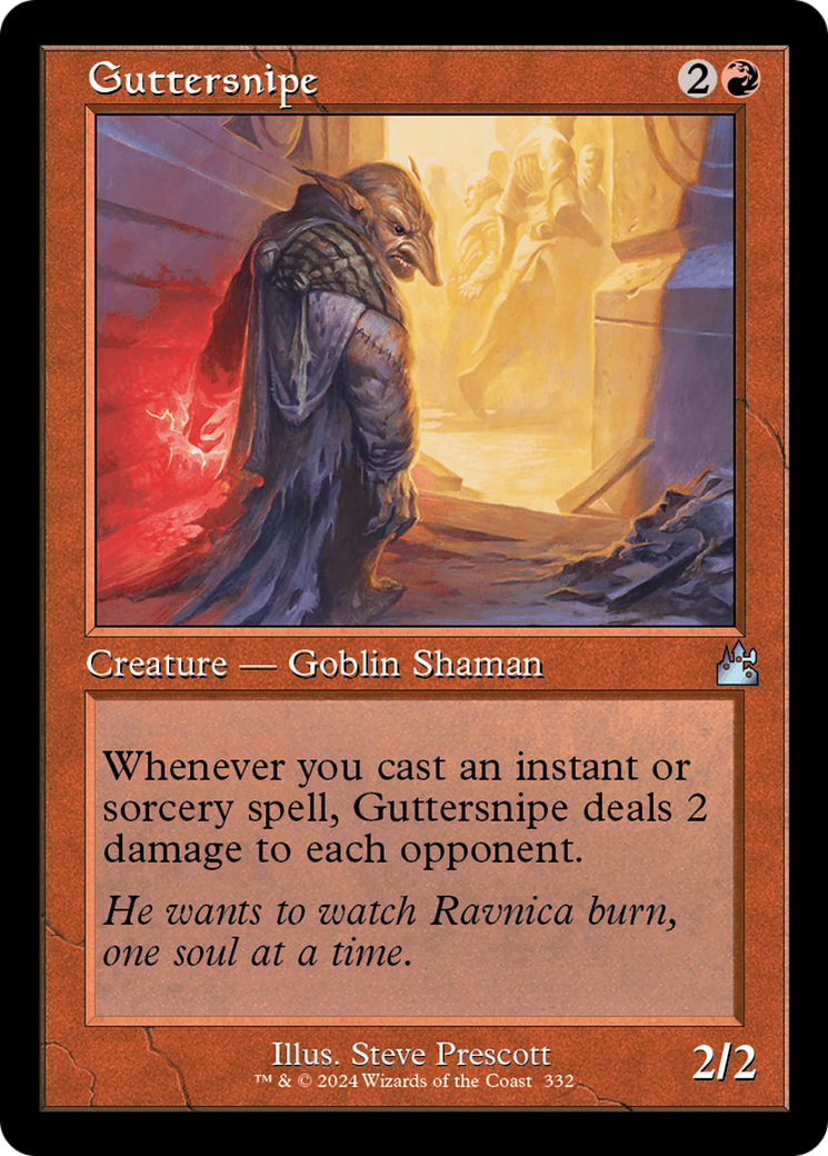 Guttersnipe (Retro Frame) [Ravnica Remastered] | Enigma On Main