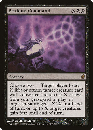 Profane Command [Lorwyn] | Enigma On Main