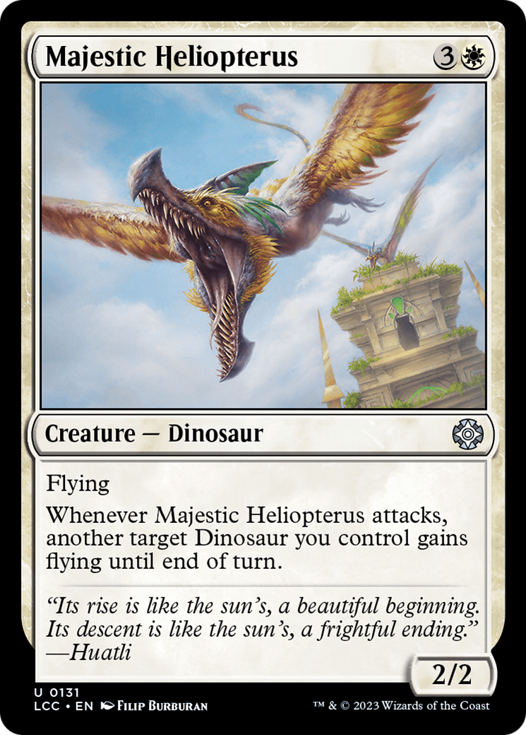 Majestic Heliopterus [The Lost Caverns of Ixalan Commander] | Enigma On Main