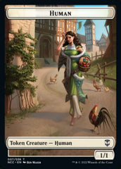 Eldrazi Spawn // Human Double-sided Token [Streets of New Capenna Commander Tokens] | Enigma On Main