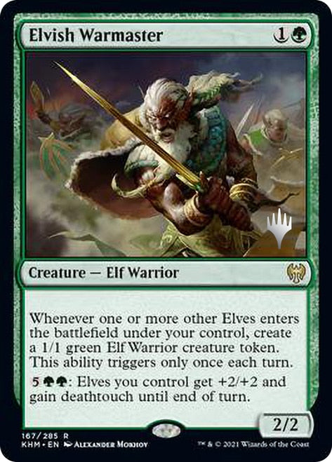 Elvish Warmaster [Kaldheim Promo Pack] | Enigma On Main