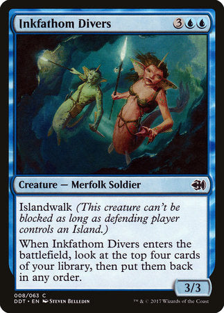 Inkfathom Divers [Duel Decks: Merfolk vs. Goblins] | Enigma On Main