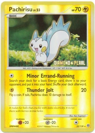 Pachirisu (35/130) [Burger King Promos: 2008 Collection] | Enigma On Main