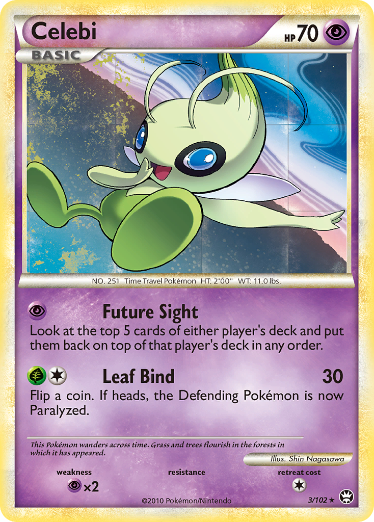 Celebi (3/102) [HeartGold & SoulSilver: Triumphant] | Enigma On Main