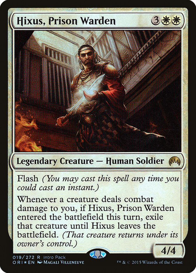 Hixus, Prison Warden [Magic Origins Promos] | Enigma On Main