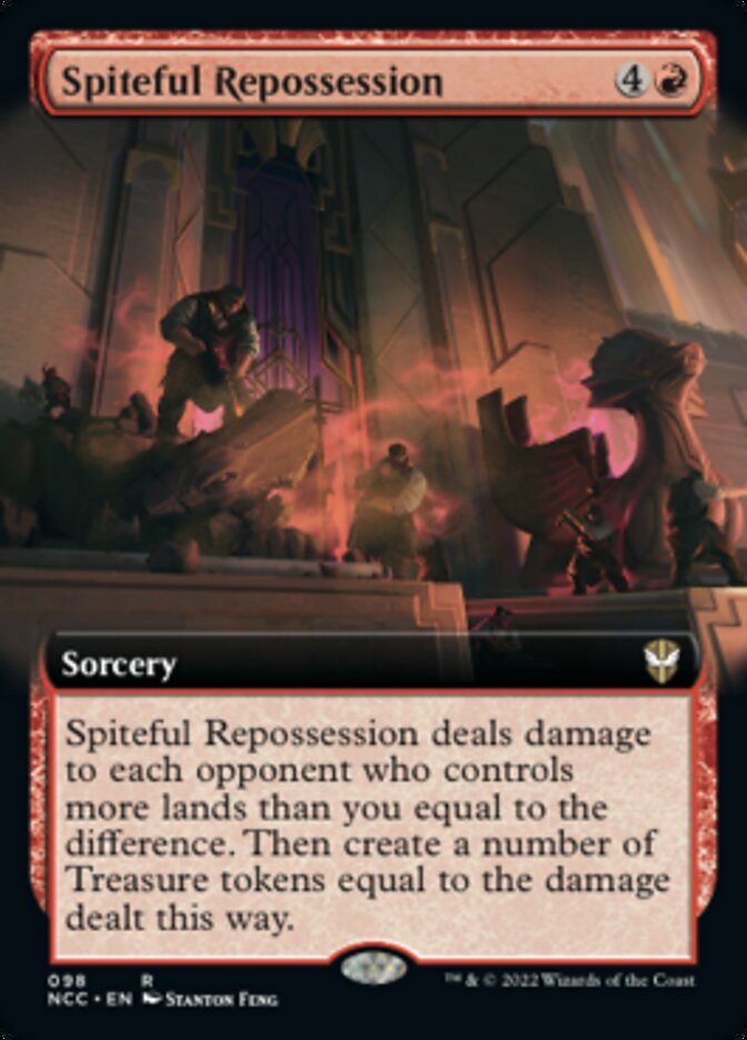 Spiteful Repossession (Extended Art) [Streets of New Capenna Commander] | Enigma On Main