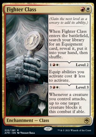 Fighter Class (Promo Pack) [Dungeons & Dragons: Adventures in the Forgotten Realms Promos] | Enigma On Main