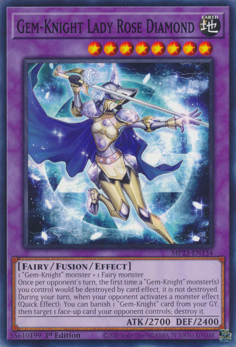 Gem-Knight Lady Rose Diamond [MP23-EN134] Common | Enigma On Main