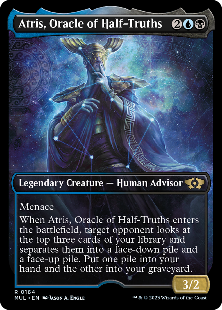 Atris, Oracle of Half-Truths (Halo Foil) [Multiverse Legends] | Enigma On Main