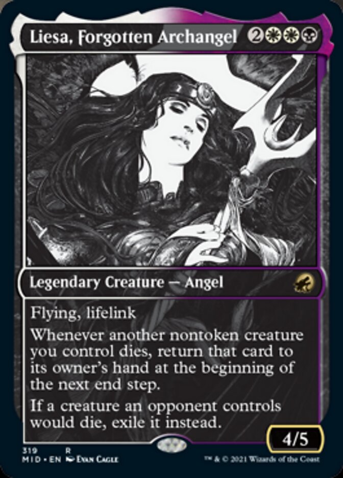 Liesa, Forgotten Archangel (Showcase Eternal Night) [Innistrad: Midnight Hunt] | Enigma On Main