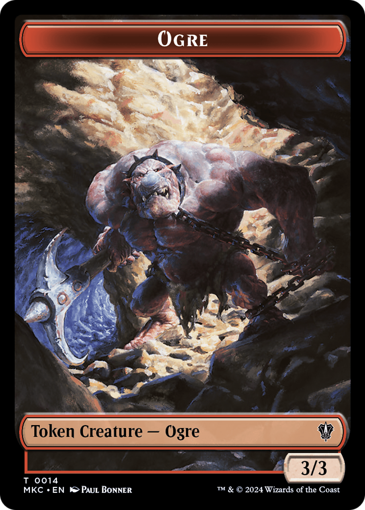 Soldier // Ogre Double-Sided Token [Murders at Karlov Manor Commander Tokens] | Enigma On Main