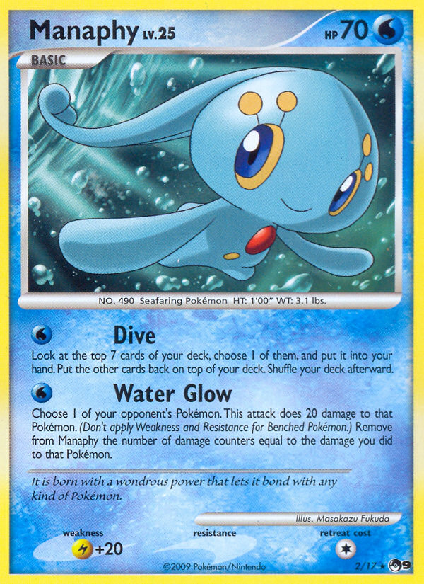 Manaphy (2/17) [POP Series 9] | Enigma On Main