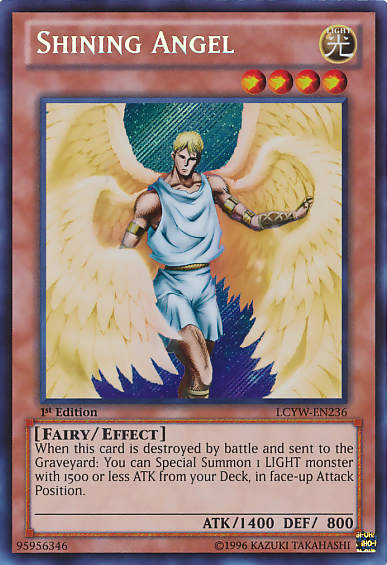 Shining Angel [LCYW-EN236] Secret Rare | Enigma On Main