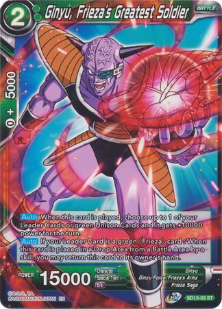 Ginyu, Frieza's Greatest Soldier (Starter Deck - Clan Collusion) [SD13-03] | Enigma On Main