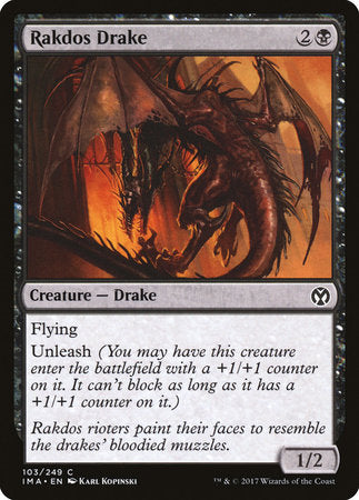 Rakdos Drake [Iconic Masters] | Enigma On Main