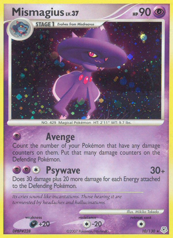 Mismagius (10/130) [Diamond & Pearl: Base Set] | Enigma On Main