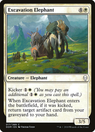 Excavation Elephant [Dominaria] | Enigma On Main