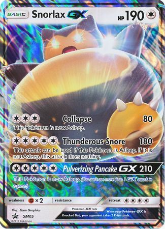 Snorlax GX (SM05) (Jumbo Card) [Sun & Moon: Black Star Promos] | Enigma On Main