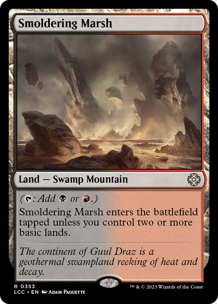 Smoldering Marsh [The Lost Caverns of Ixalan Commander] | Enigma On Main