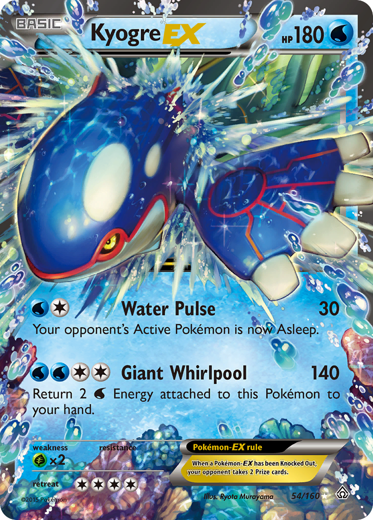 Kyogre EX (54/160) [XY: Primal Clash] | Enigma On Main