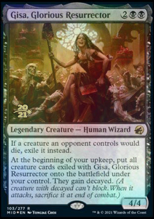 Gisa, Glorious Resurrector [Innistrad: Midnight Hunt Prerelease Promos] | Enigma On Main