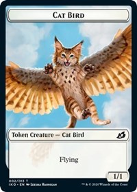 Cat Bird // Human Soldier (004) Double-sided Token [Ikoria: Lair of Behemoths Tokens] | Enigma On Main