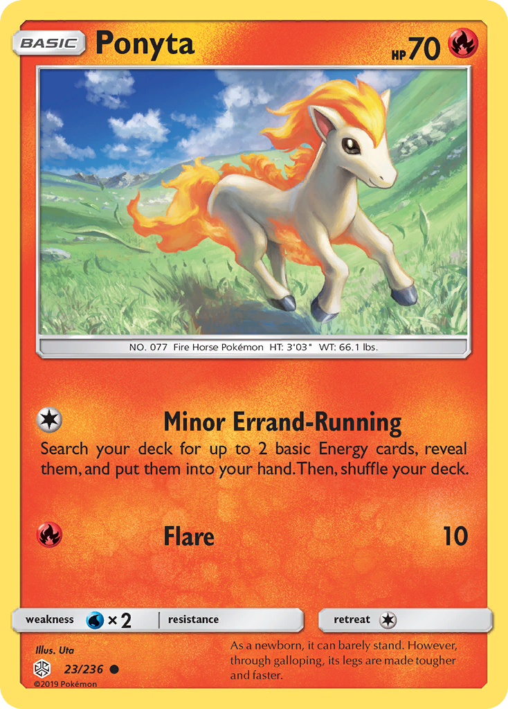 Ponyta (23/236) [Sun & Moon: Cosmic Eclipse] | Enigma On Main