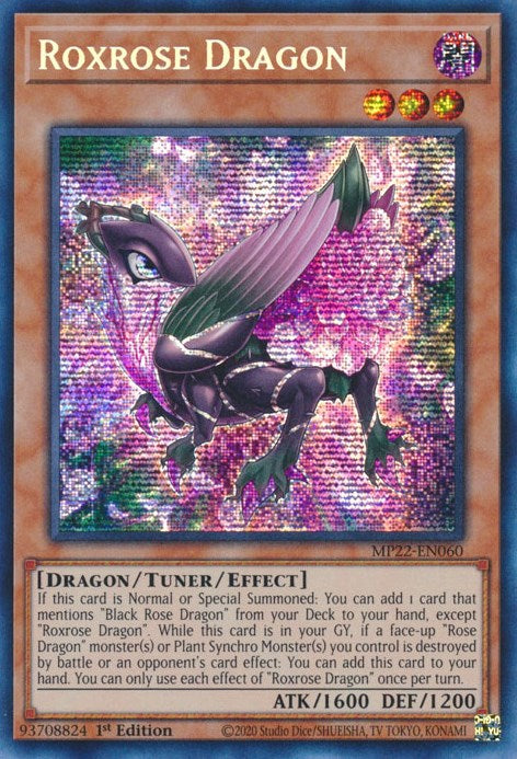 Roxrose Dragon [MP22-EN060] Prismatic Secret Rare | Enigma On Main