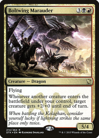 Boltwing Marauder [Dragons of Tarkir Promos] | Enigma On Main