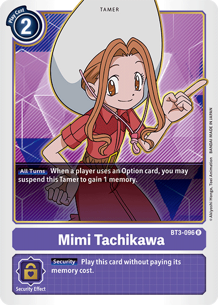 Mimi Tachikawa [BT3-096] [Release Special Booster Ver.1.5] | Enigma On Main