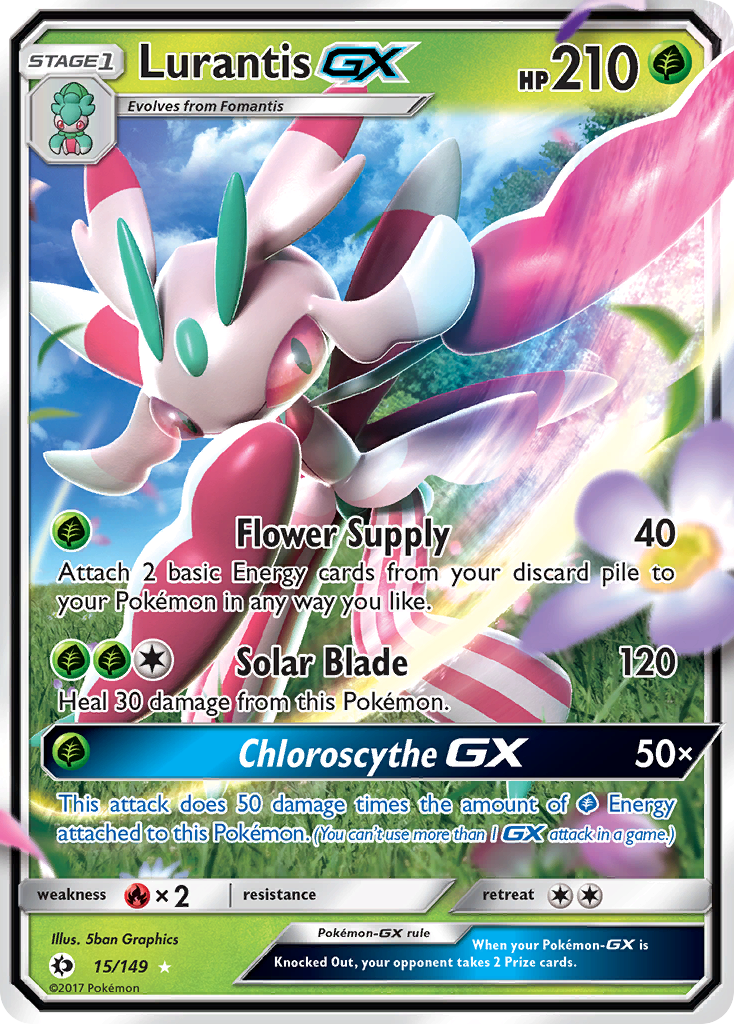 Lurantis GX (15/149) [Sun & Moon: Base Set] | Enigma On Main