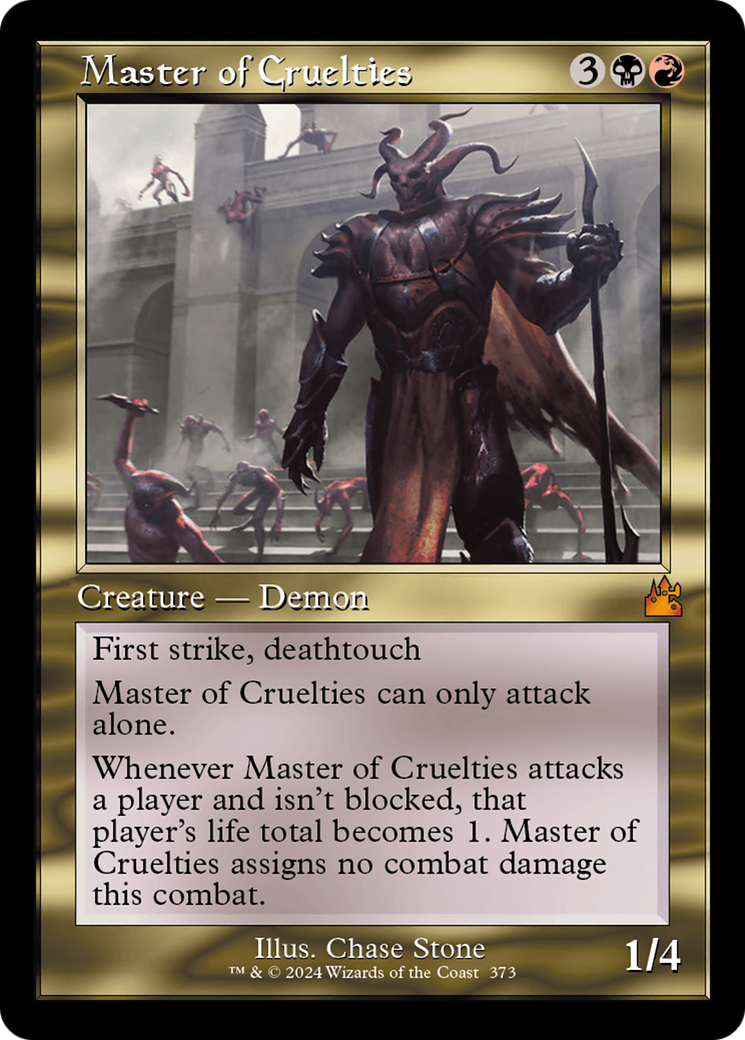 Master of Cruelties (Retro Frame) [Ravnica Remastered] | Enigma On Main