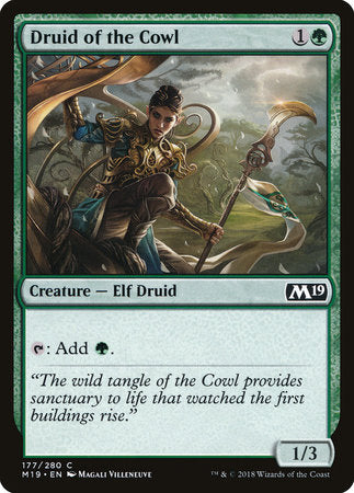 Druid of the Cowl [Core Set 2019] | Enigma On Main