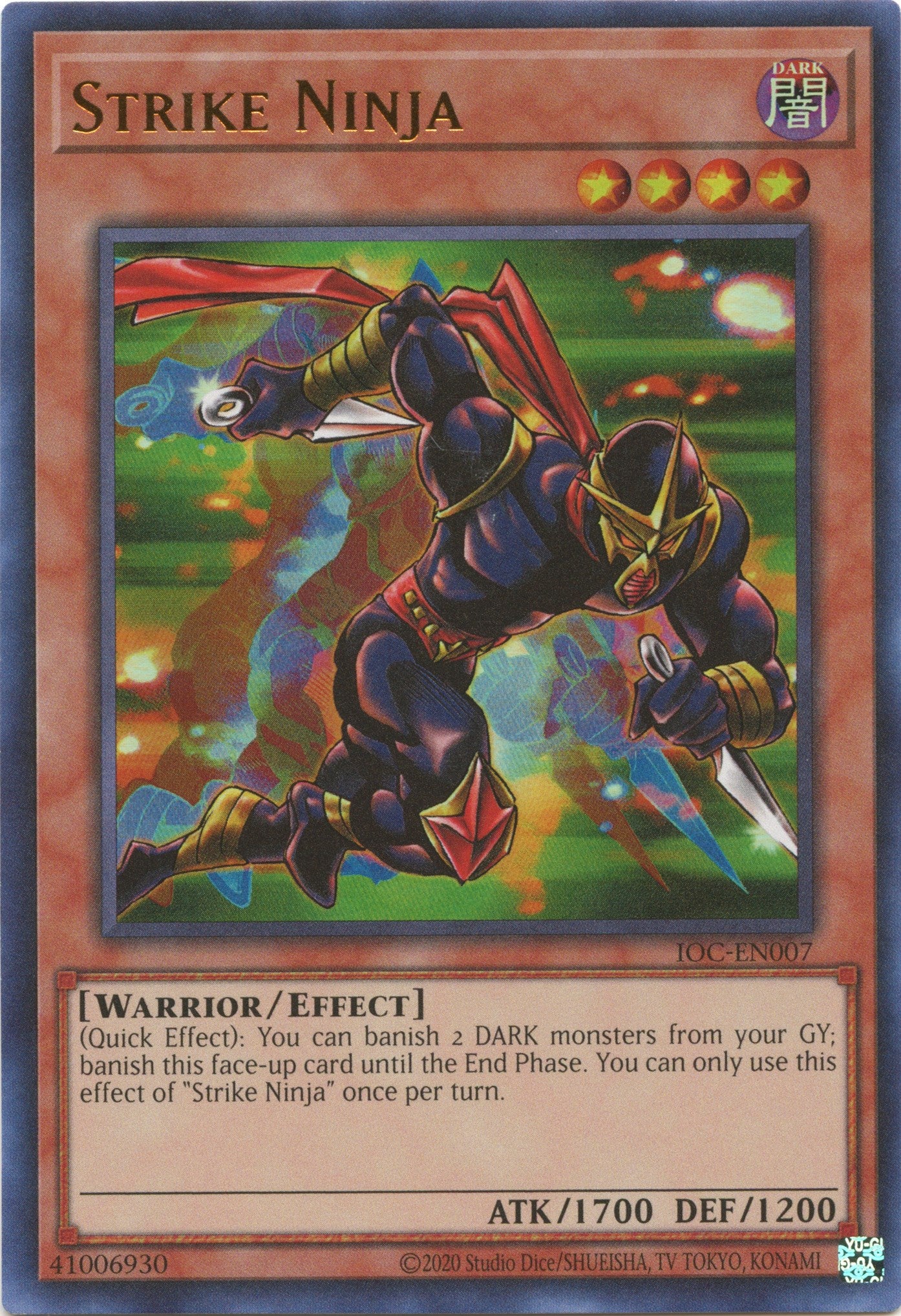 Strike Ninja (25th Anniversary) [IOC-EN007] Ultra Rare | Enigma On Main