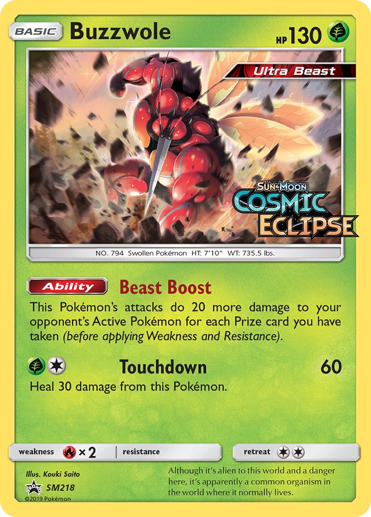 Buzzwole (SM218) [Sun & Moon: Black Star Promos] | Enigma On Main