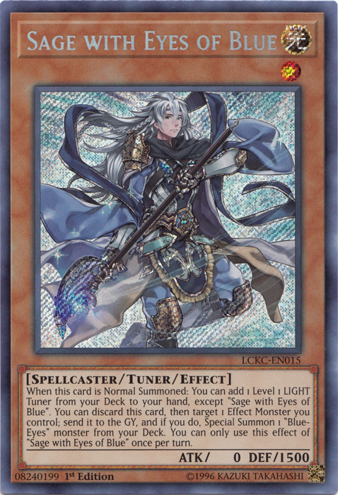 Sage with Eyes of Blue [LCKC-EN015] Secret Rare | Enigma On Main