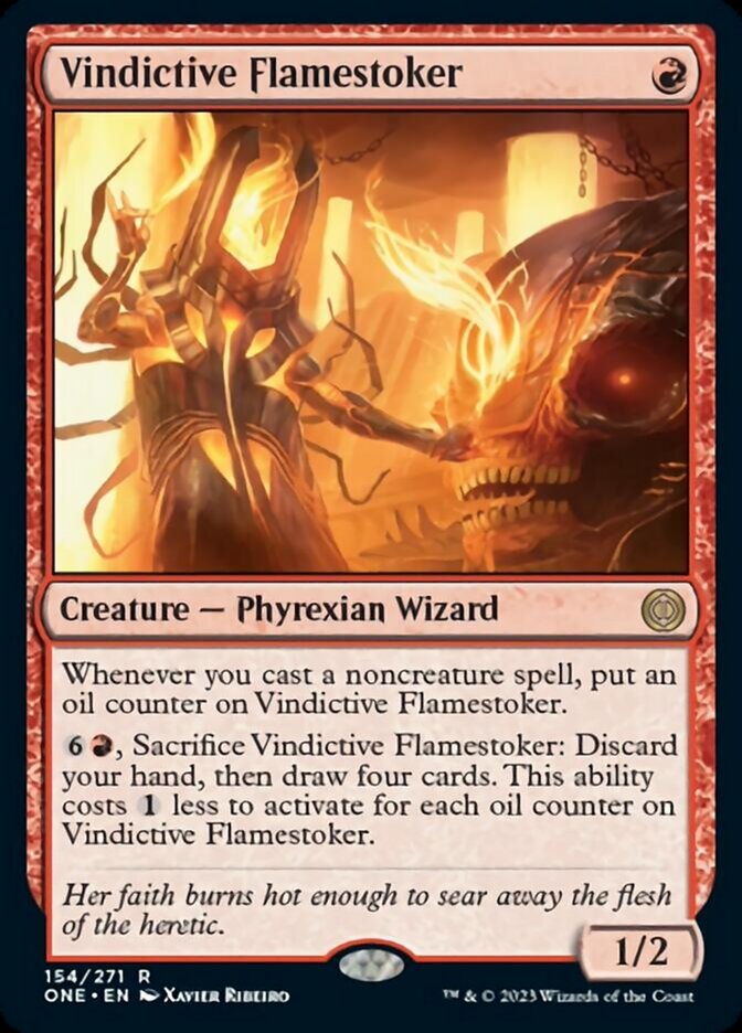 Vindictive Flamestoker [Phyrexia: All Will Be One] | Enigma On Main