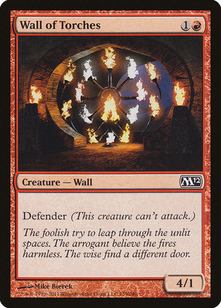Wall of Torches [Magic 2012] | Enigma On Main