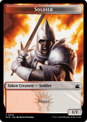 Goblin (0008) // Soldier Double-Sided Token [Ravnica Remastered Tokens] | Enigma On Main