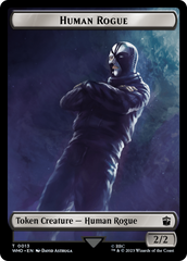 Human Rogue // Clue (0021) Double-Sided Token [Doctor Who Tokens] | Enigma On Main