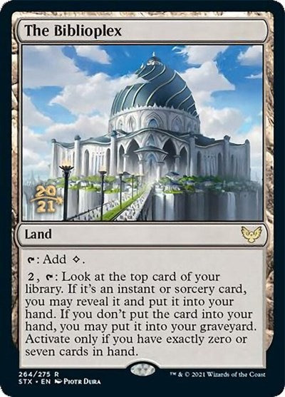 The Biblioplex [Strixhaven: School of Mages Prerelease Promos] | Enigma On Main