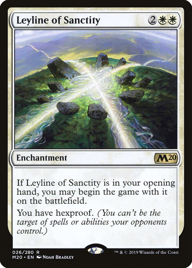 Leyline of Sanctity [Core Set 2020] | Enigma On Main