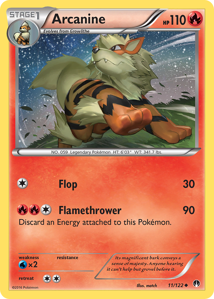 Arcanine (11/122) [XY: BREAKpoint] | Enigma On Main